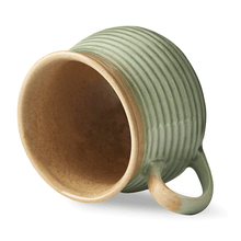 Load image into Gallery viewer, Vegan Grooved Tea Cups - Set of Six