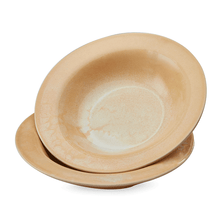 Load image into Gallery viewer, Vegan Round Pasta Bowls Set of Two