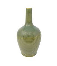 Load image into Gallery viewer, Vegan Ribbed Vase - (12 x 6 inches)