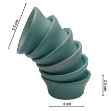 Load image into Gallery viewer, Vegan Flared Dip Bowls/ Sauce Boats/Sauce Dips-Pack of Six- 40 Ml