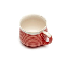 Load image into Gallery viewer, Vegan Grooved Tea Cups - Set of Four