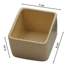 Load image into Gallery viewer, Vegan Rectangular Bowl/ Sugar Caddy/ Sachet Holder - SET OF TWO
