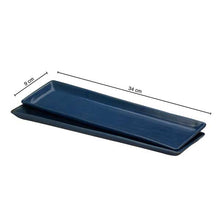 Load image into Gallery viewer, Vegan Sleek Rectangular Tray/ Platter - Set of Two