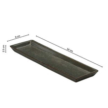 Load image into Gallery viewer, Vegan Sleek Rectangular Tray/ Platter - Set of Two