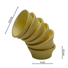 Load image into Gallery viewer, Vegan Flared Dip Bowls/ Sauce Boats/Sauce Dips-Pack of Six- 40 Ml