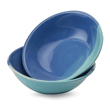 Load image into Gallery viewer, Vegan Round Flared All Purpose Bowls - Set of Two
