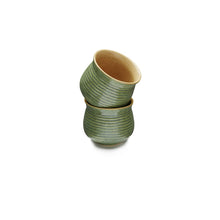 Load image into Gallery viewer, Vegan Grooved Tea Tumblers - Set of Six
