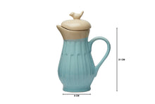 Load image into Gallery viewer, Multipurpose Striped Multipurpose Jug/ Pitcher with Lid 1.3Litre
