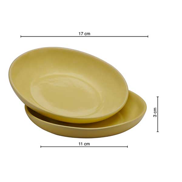 Vegan Shallow Bowls - Set Of Two