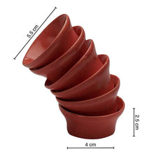 Load image into Gallery viewer, Vegan Flared Dip Bowls/ Sauce Boats/Sauce Dips-Pack of Six- 40 Ml

