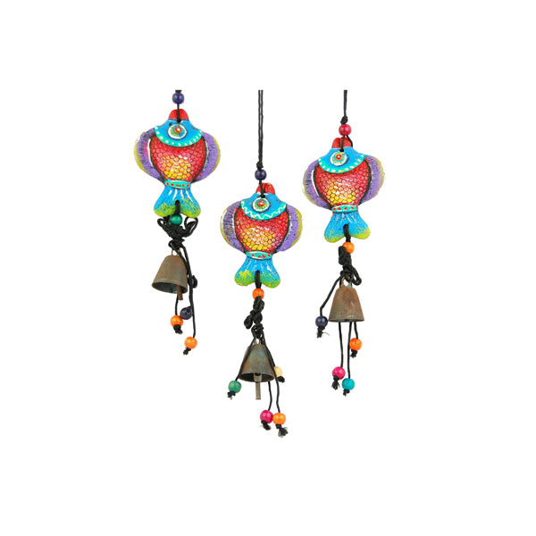 Vegan Fish Chime  For cars or wall hangings - Set of Two