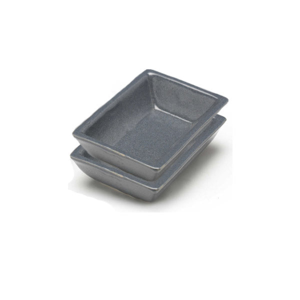 Vegan Rectangle Dip Bowls - Set of Two