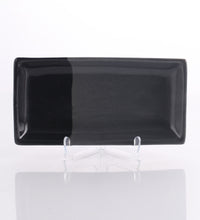 Load image into Gallery viewer, Vegan Ceramic Rectangular Serving Tray Multi Colored
