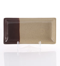 Load image into Gallery viewer, Vegan Ceramic Rectangular Serving Tray Multi Colored
